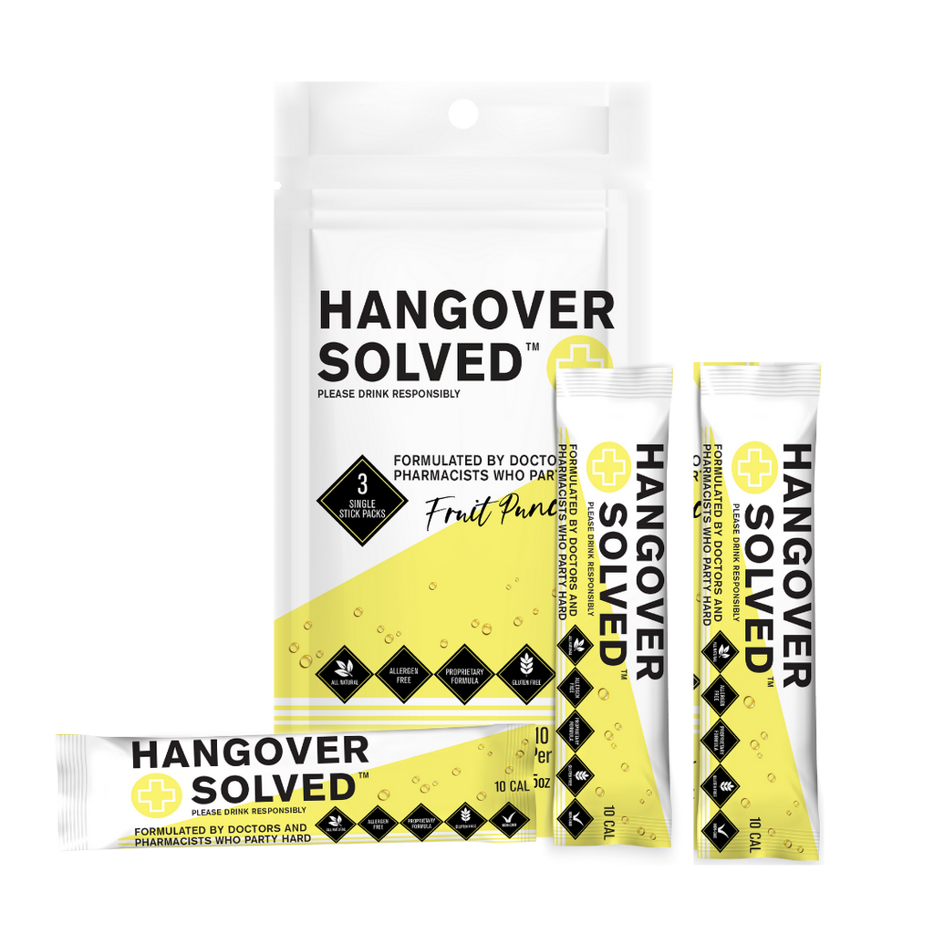 Hangover Solved - 3 Pack